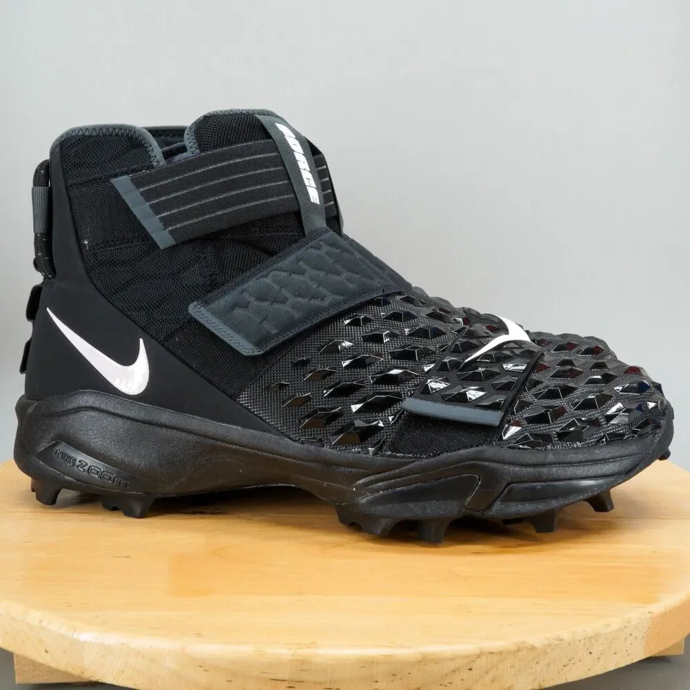 Nike Force Savage Elite 2 TD Shark Mens Size 18 Football Cleats Black NEW